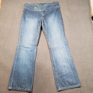 Tommy Jeans Bootcut Jeans Womens 13 Blue Vintage Y2K Wide Waistband RAY-BGJ‎
